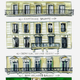 A schematic of a typical Haussmann-style building.